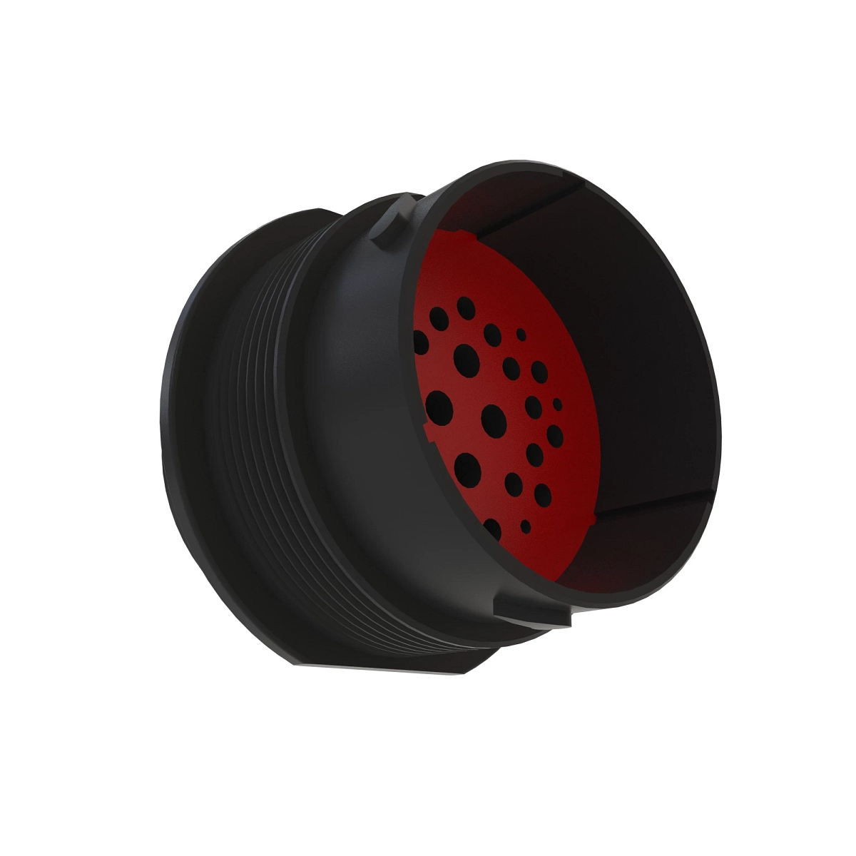 John Deere Black External Electrical Connector Housing, 29 Cavities - 57M8616