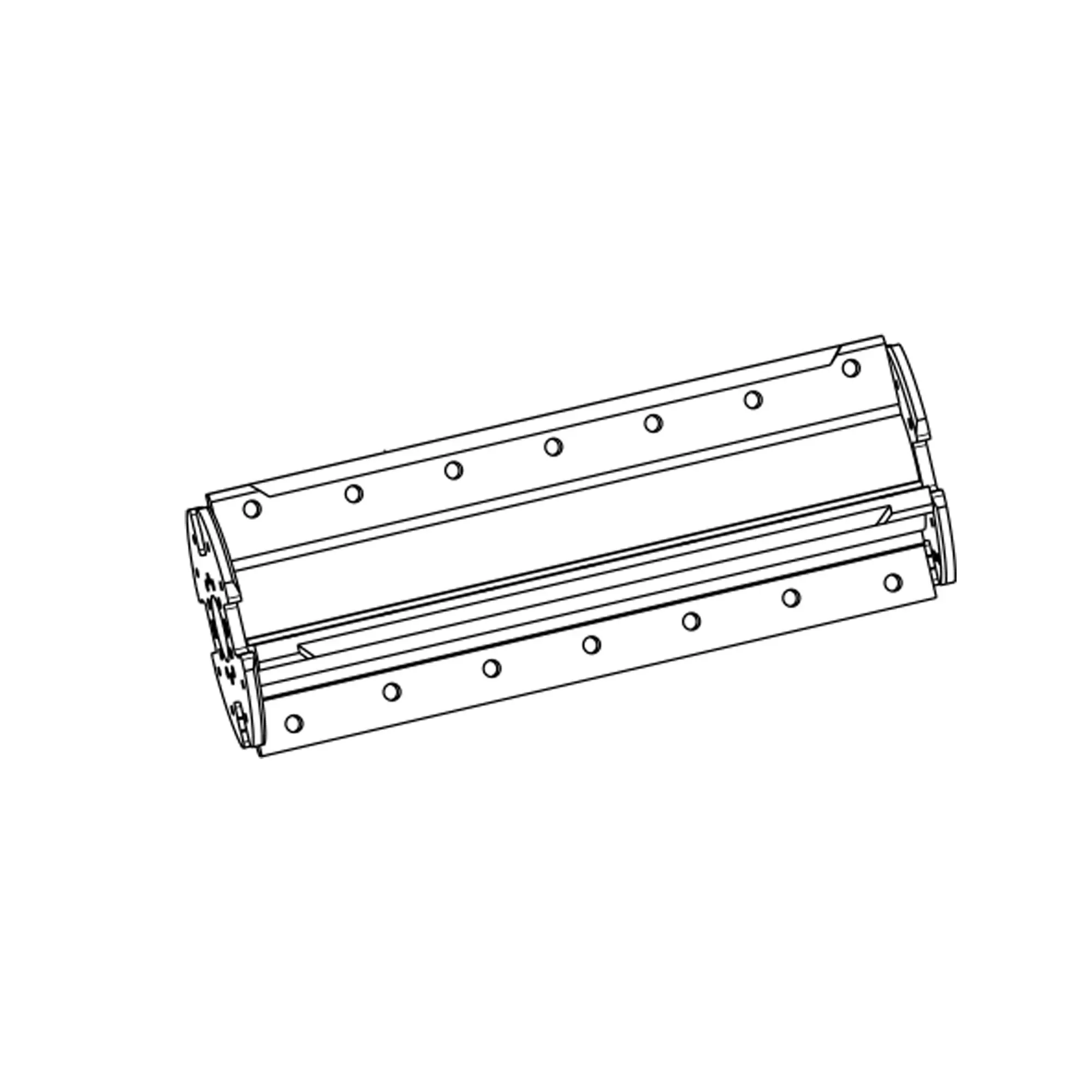 John Deere Chopper Bottom Drum, 8 Blade - AXT10489
