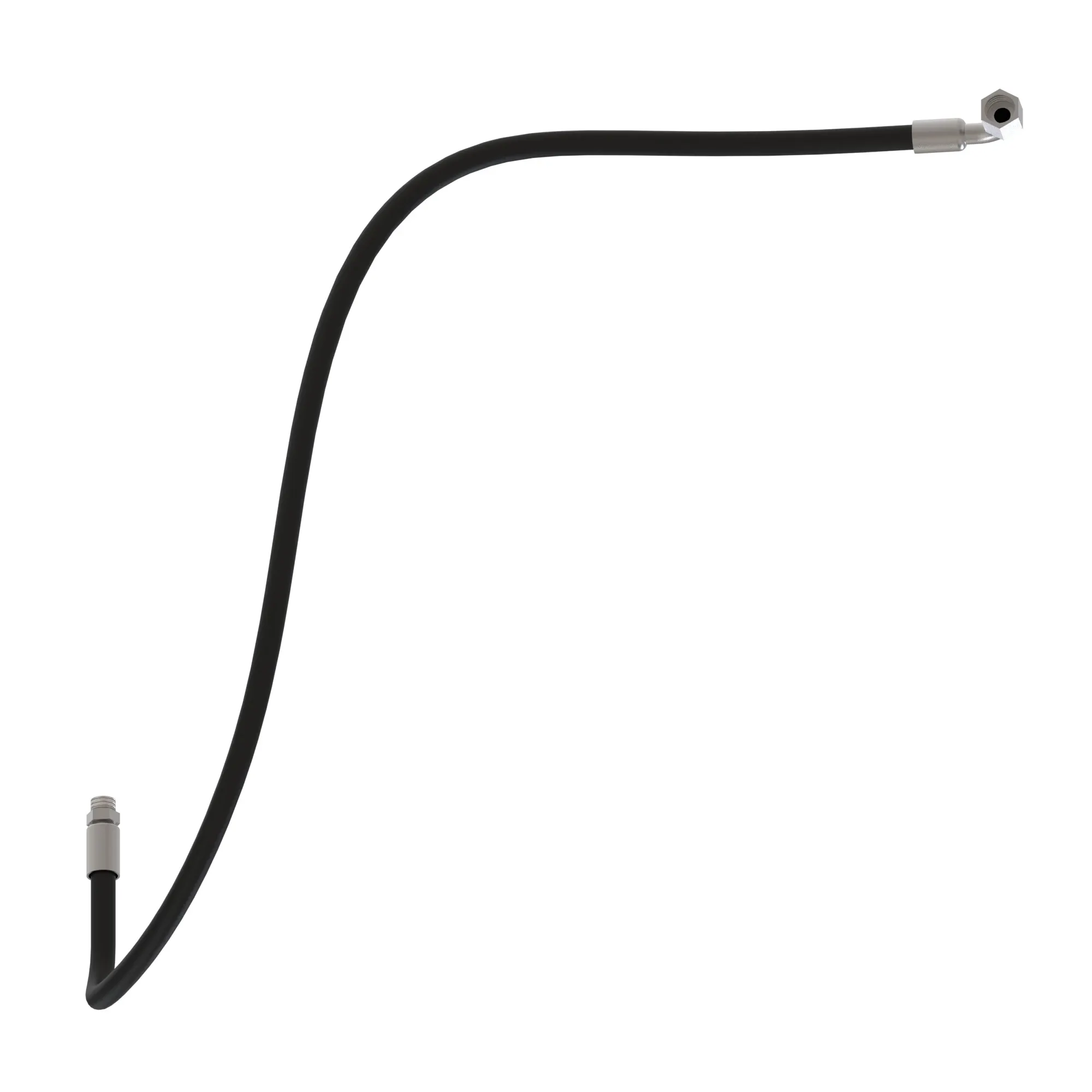 John Deere Straw Spreader Motor Return Hydraulic Hose - AH153773