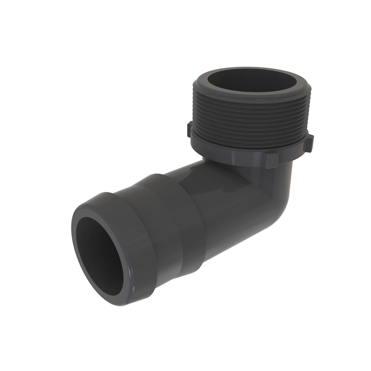 Fitting, 2"MPT X 2"HB 90DEGREE Elbow