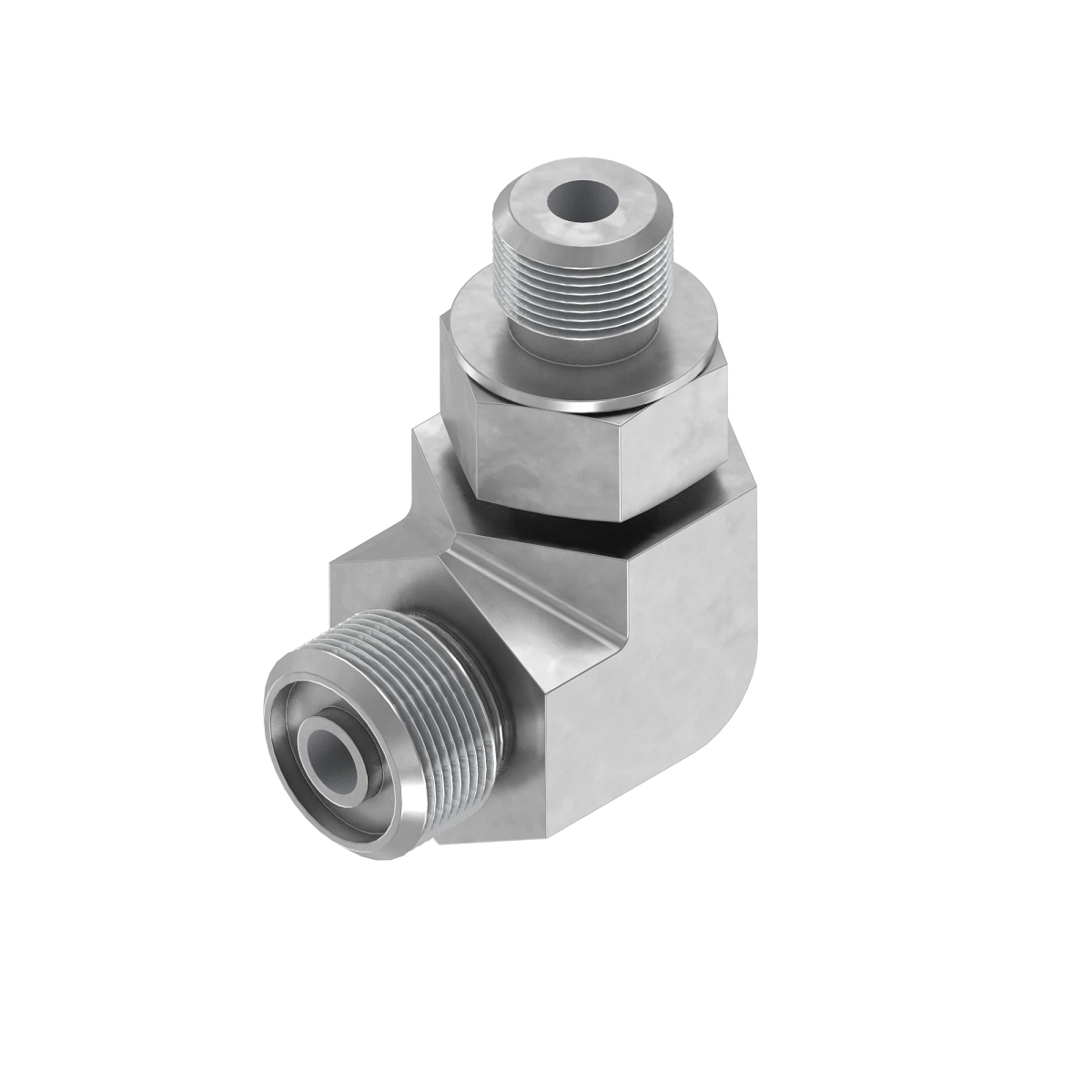 Elbow Fitting, Flat Face Seal