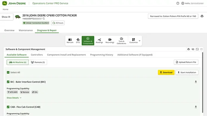 John Deere Operations Center™ PRO Service From John Deere Operations ...