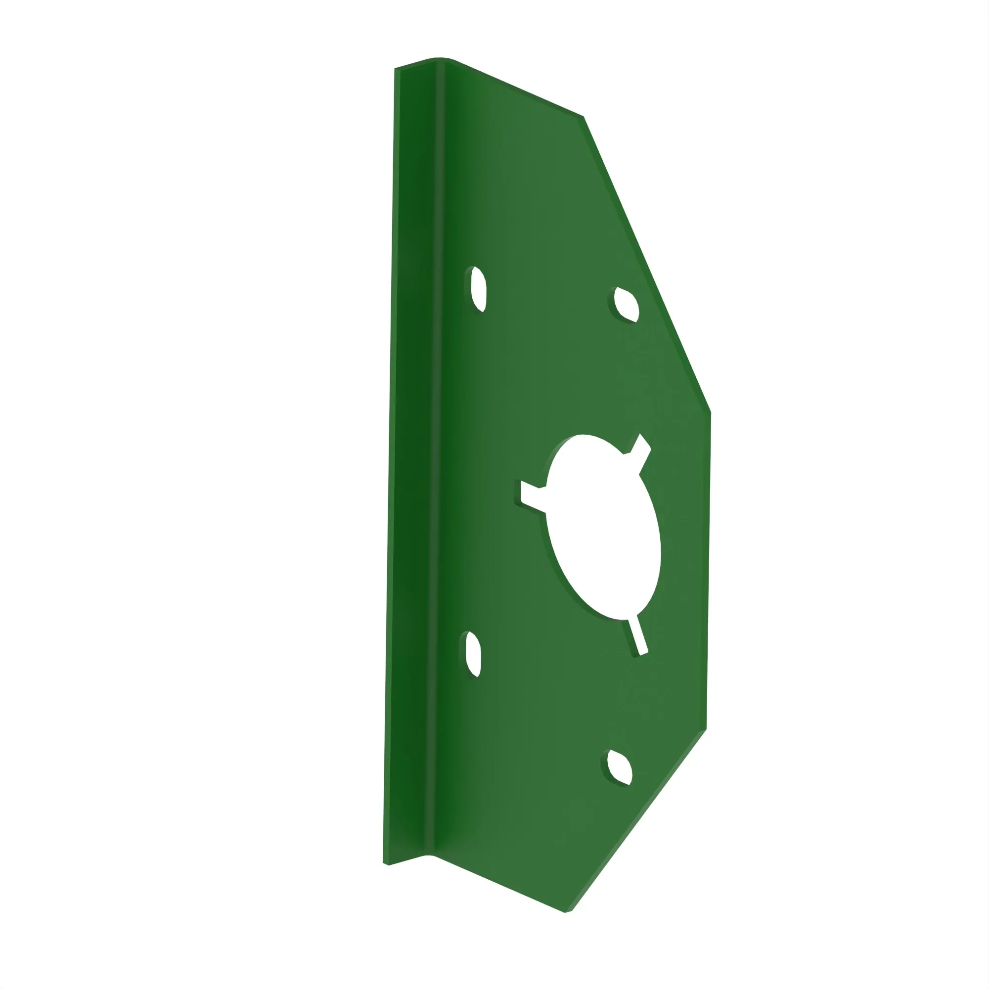 PLATE, LOWER CLEAN GRAIN CROSS AUGE