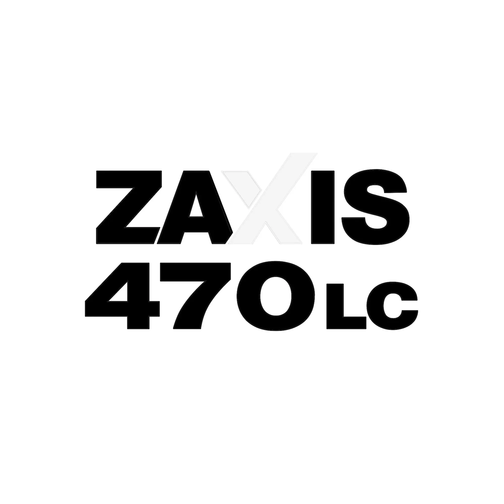 John Deere Model Designation Label, Zx470-5 - FYA00007945