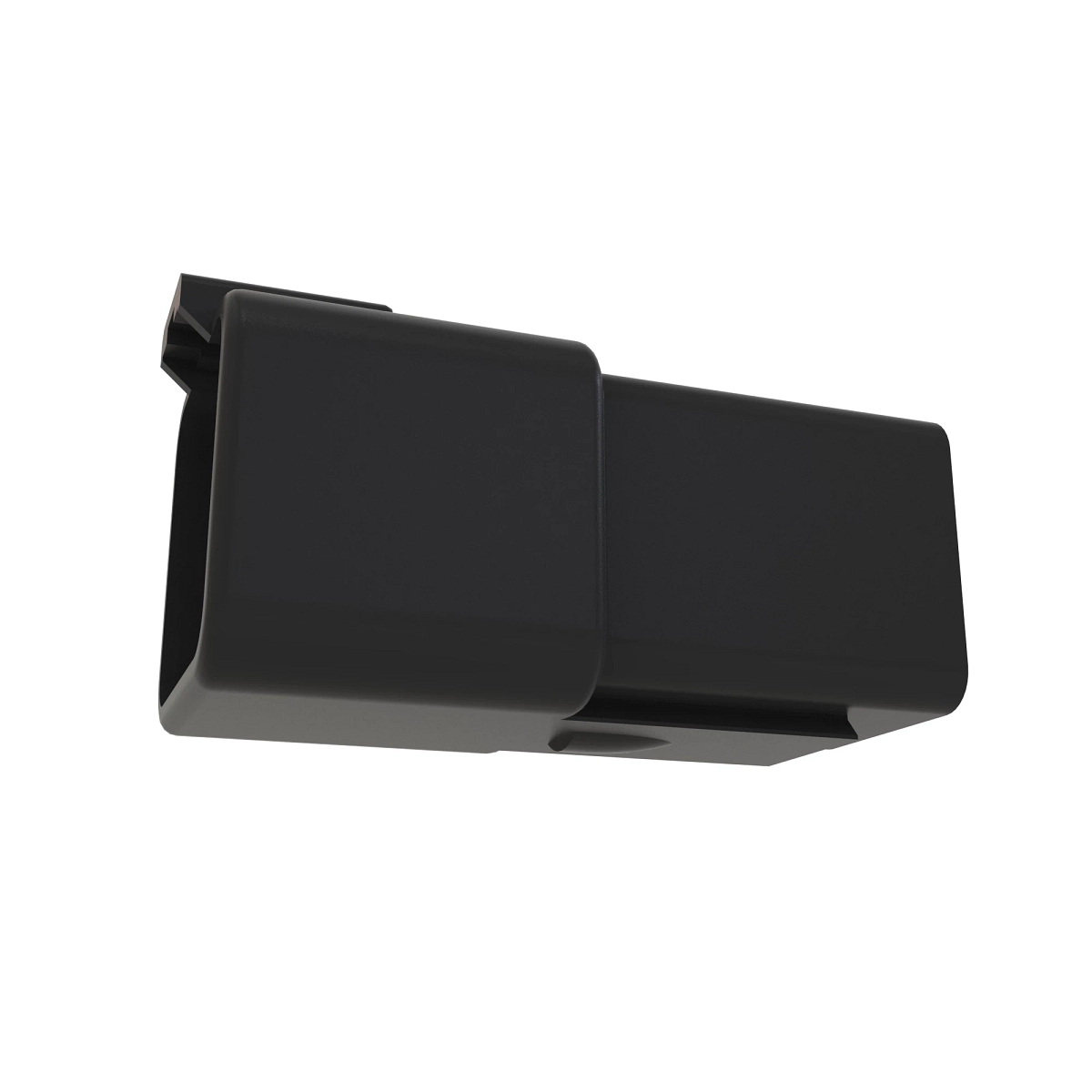 John Deere Black External Electrical Connector Housing, 6 Cavities - 57M9956