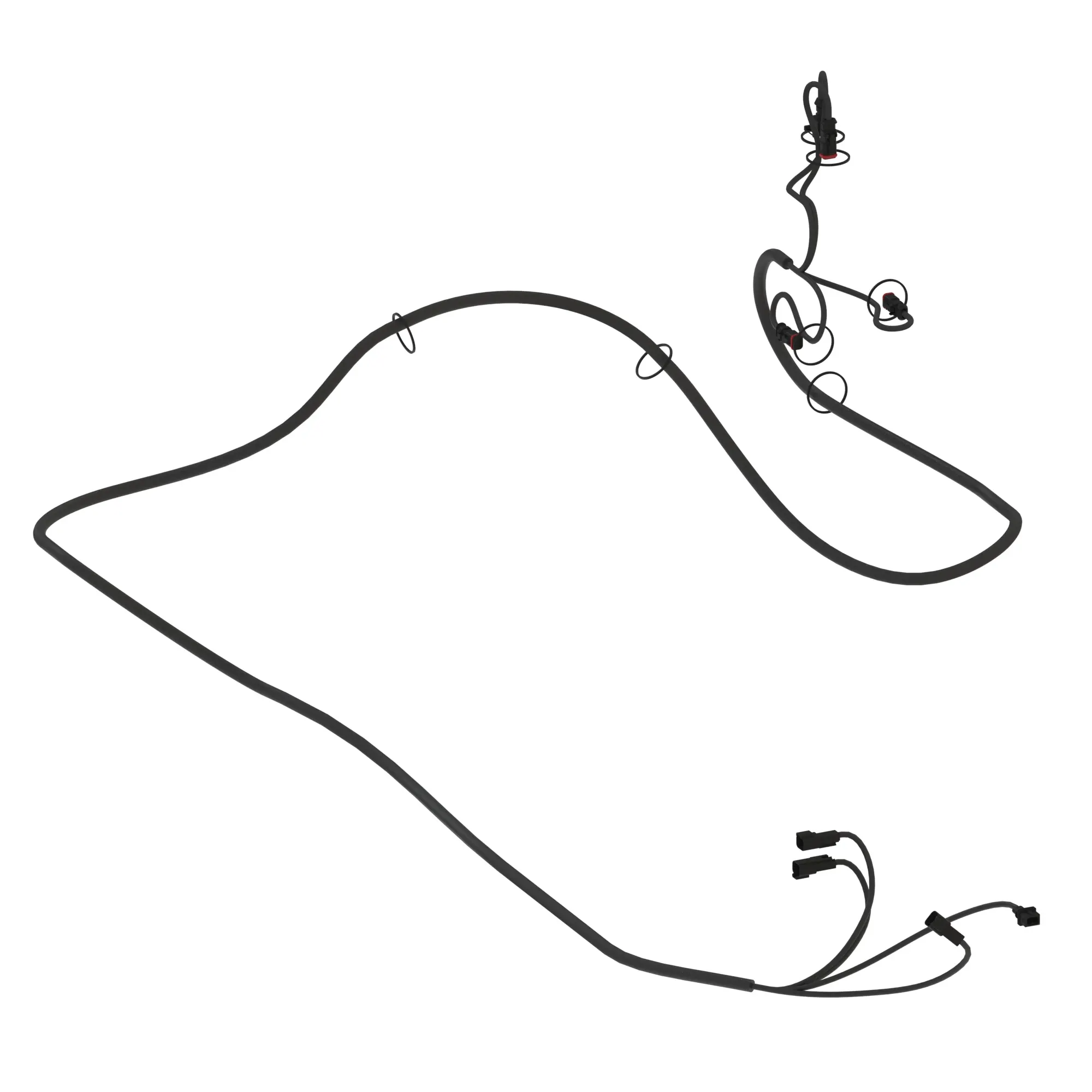 John Deere Brake Valve Wiring Harness - F708178