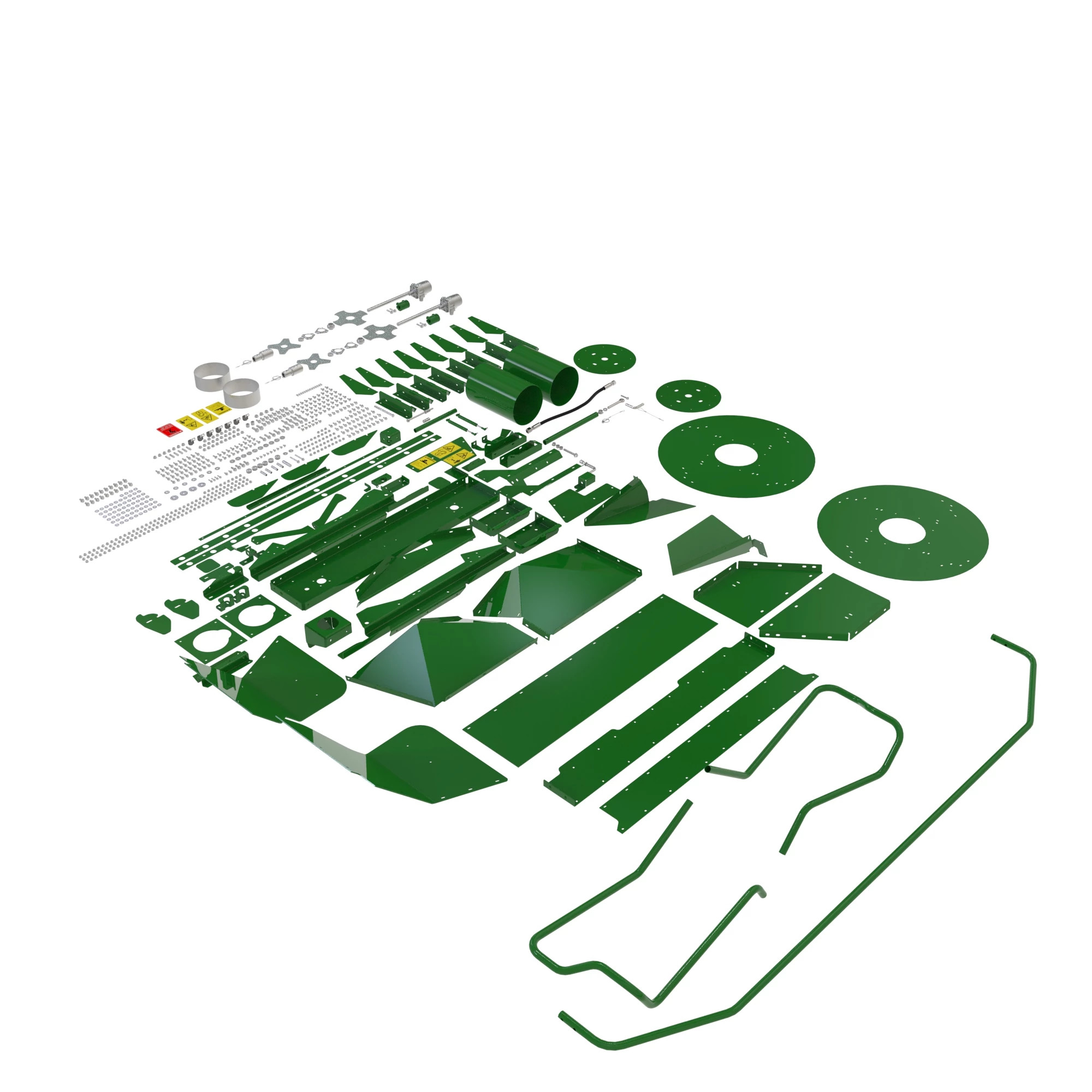 Flex Residue Straw Spreader Attachment for Combine