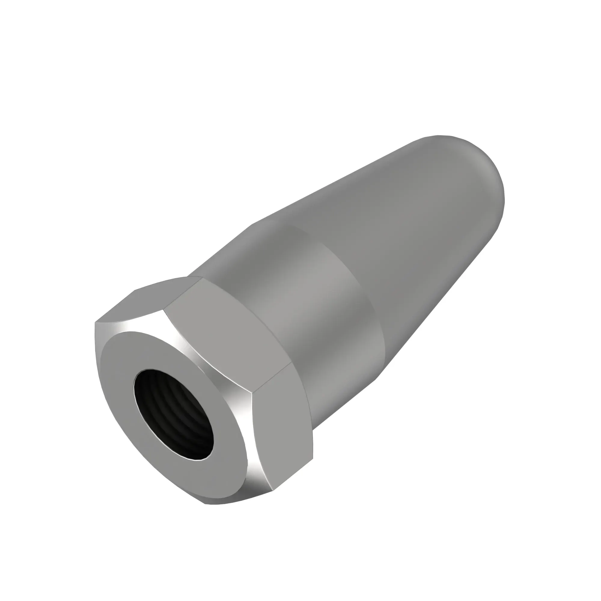 John Deere Hexagonal Crown Nut, M10 - F039854