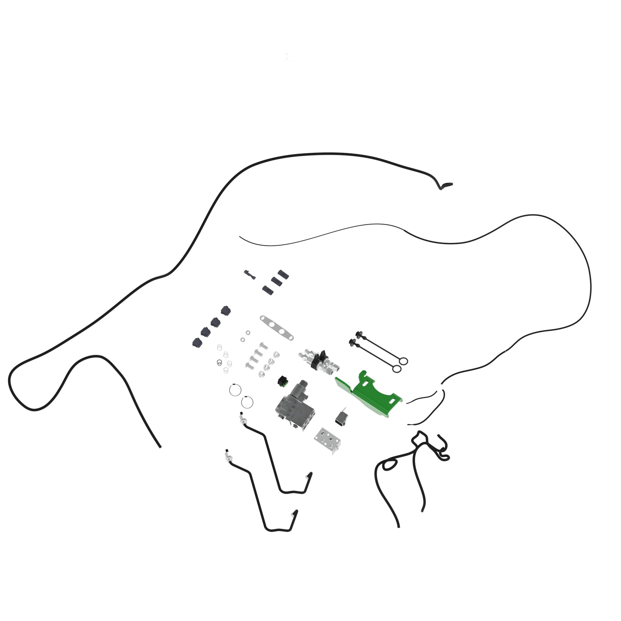John Deere Quick Coupler Diverter Attachment - BXX10199
