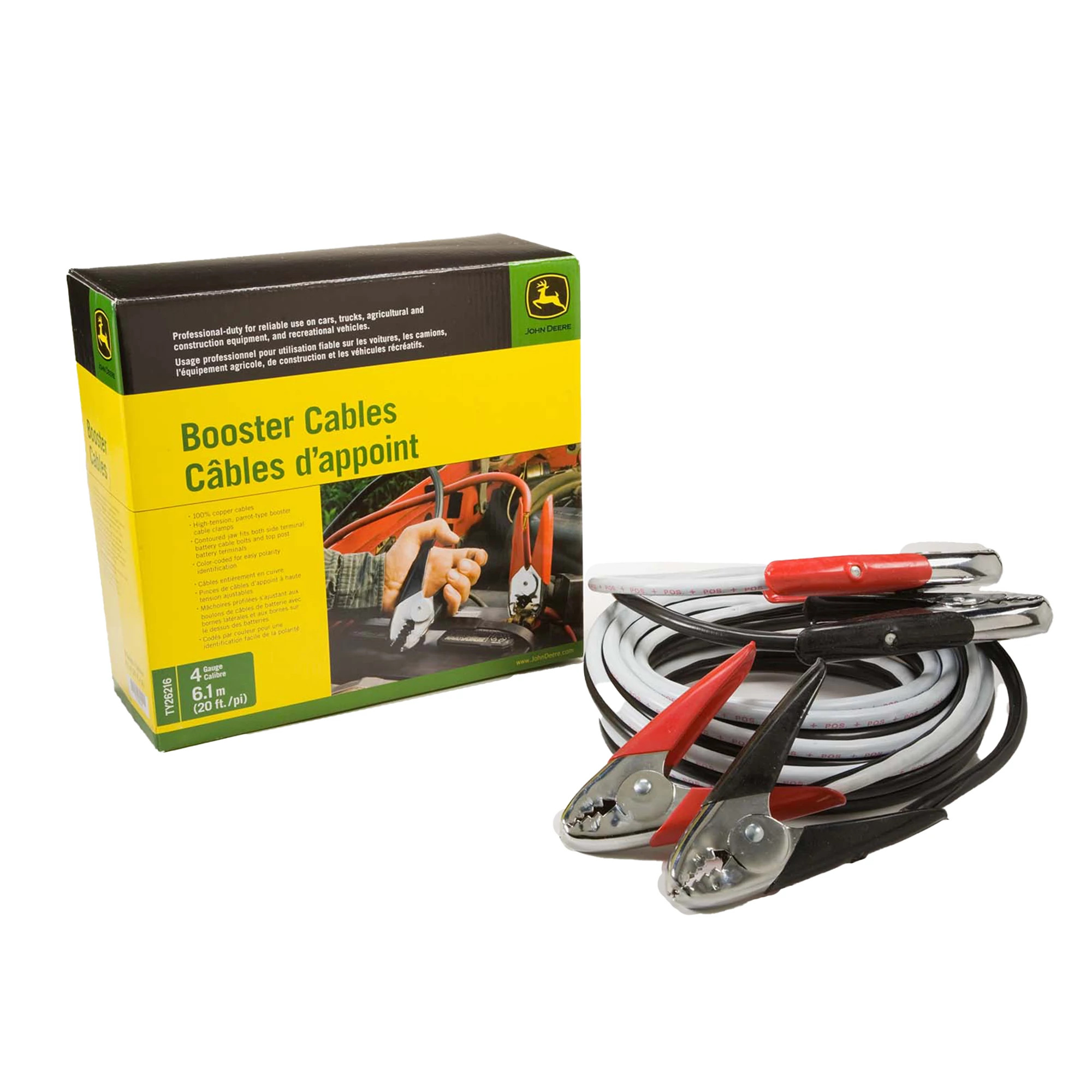 John Deere Commercial Service Booster Cable, Length 20 ft - TY26216