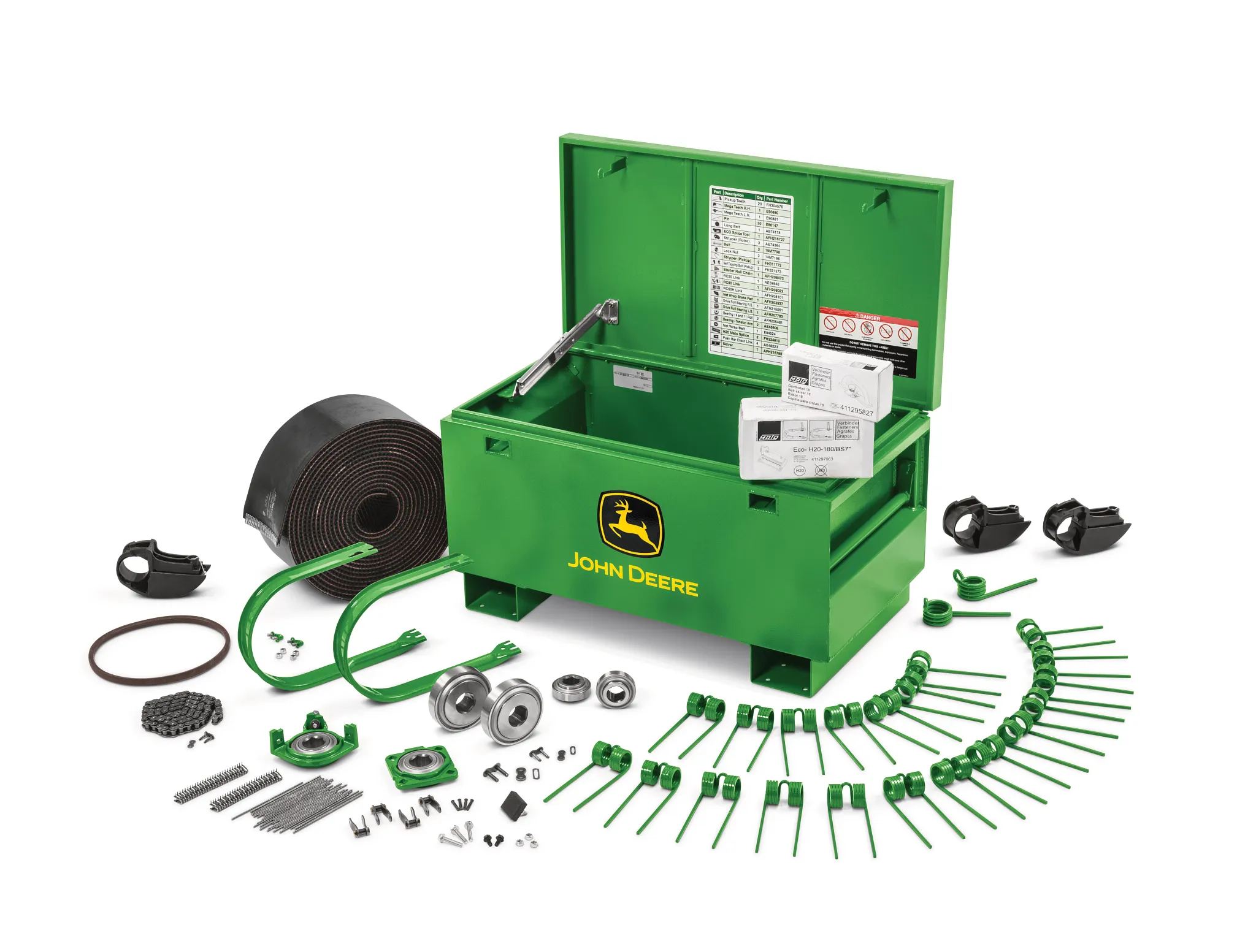 John Deere Round Baler Wear Box - BE32698