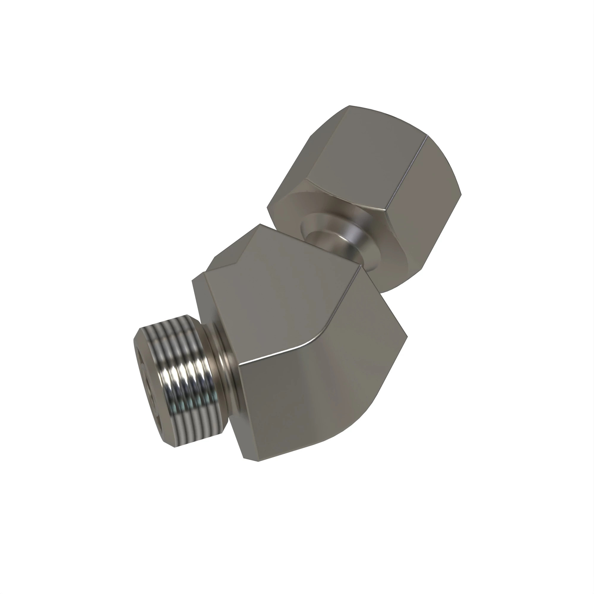 45 DEG SWIVEL ELBOW, ORFS (SWE45)