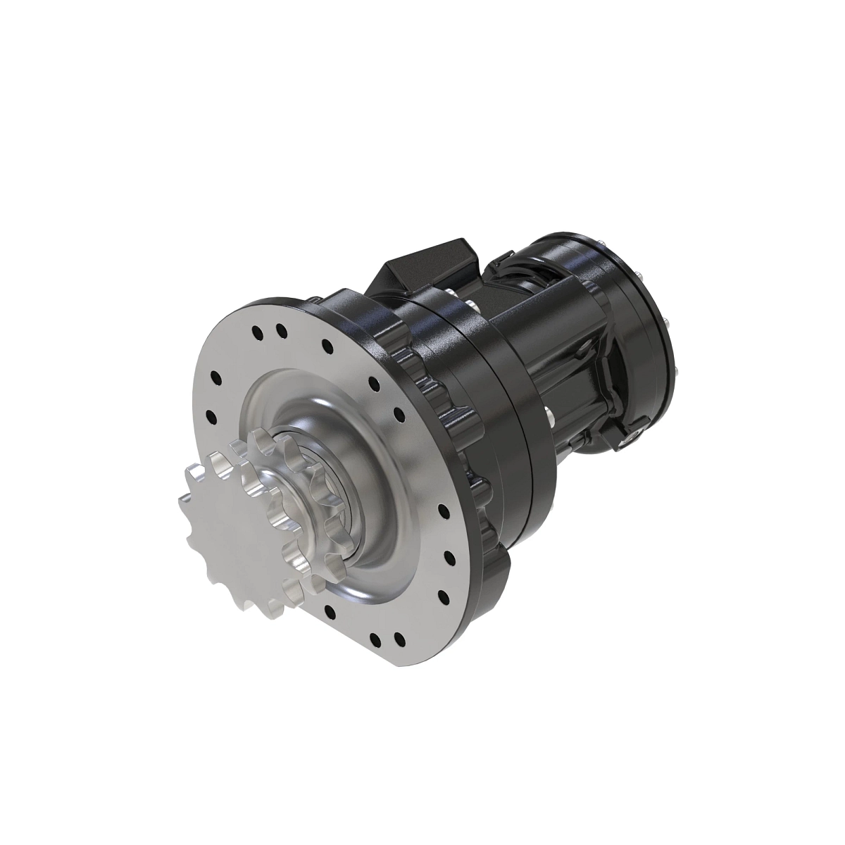 Hydraulic Motor, Right Hand, Painte