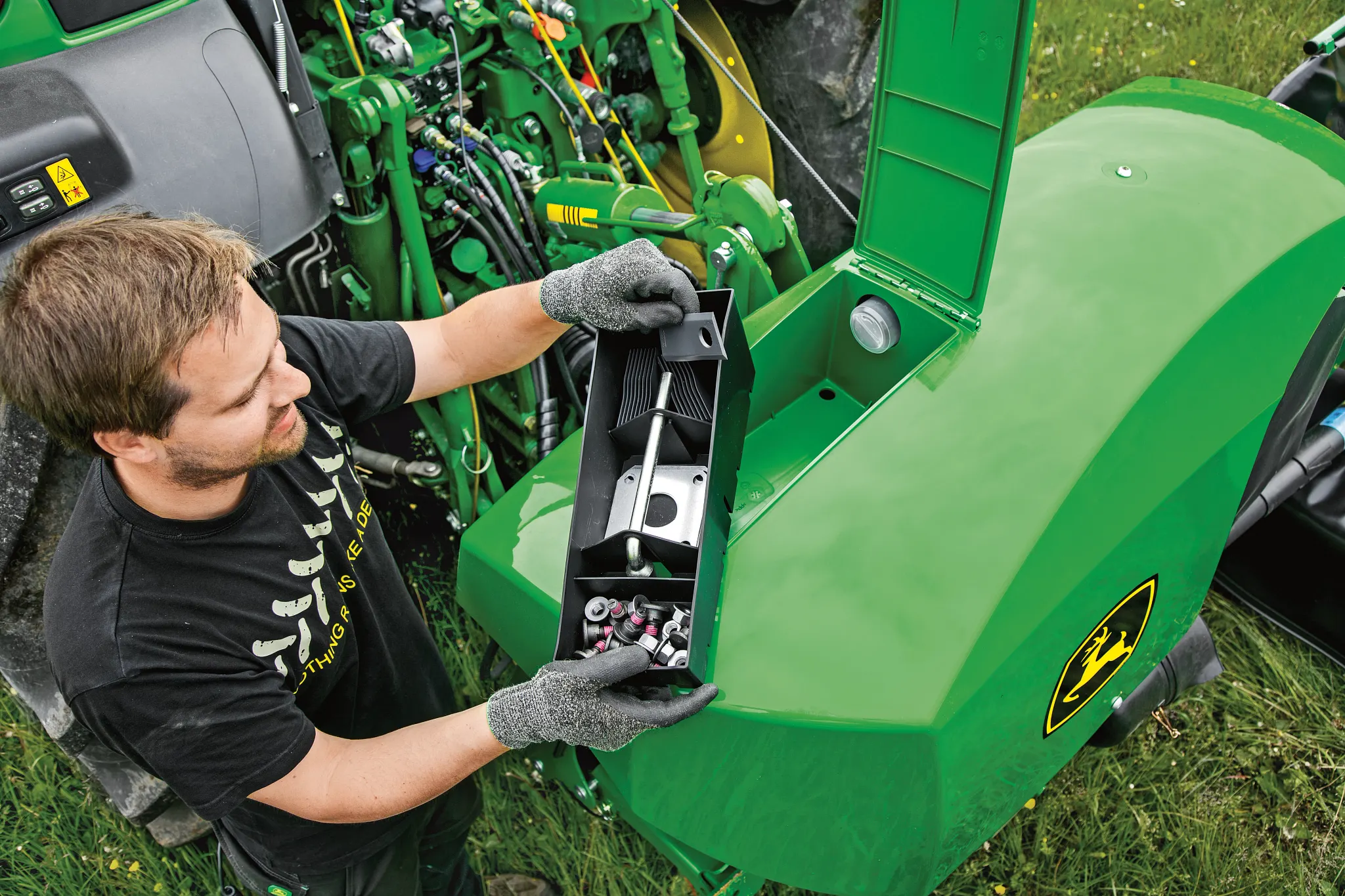 Deflettore Posteriore Trattorini John Deere Scarico Centrale - Sementi