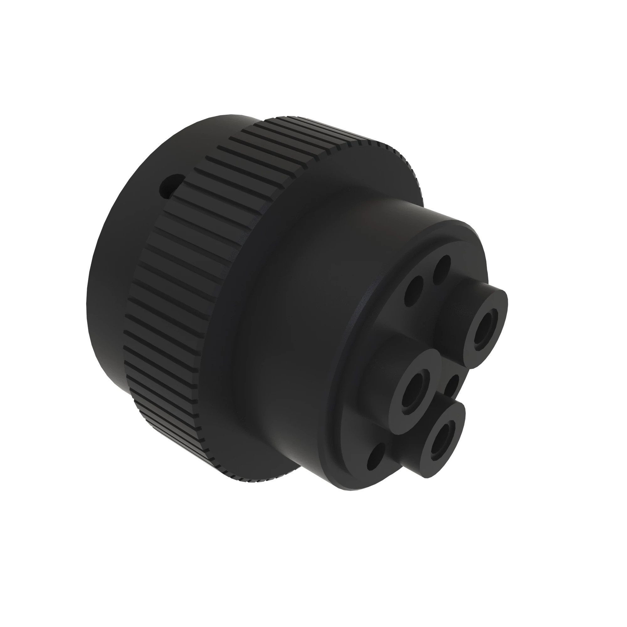 CONN DEUTSCH HDP20 7W MS BLK PLSTC