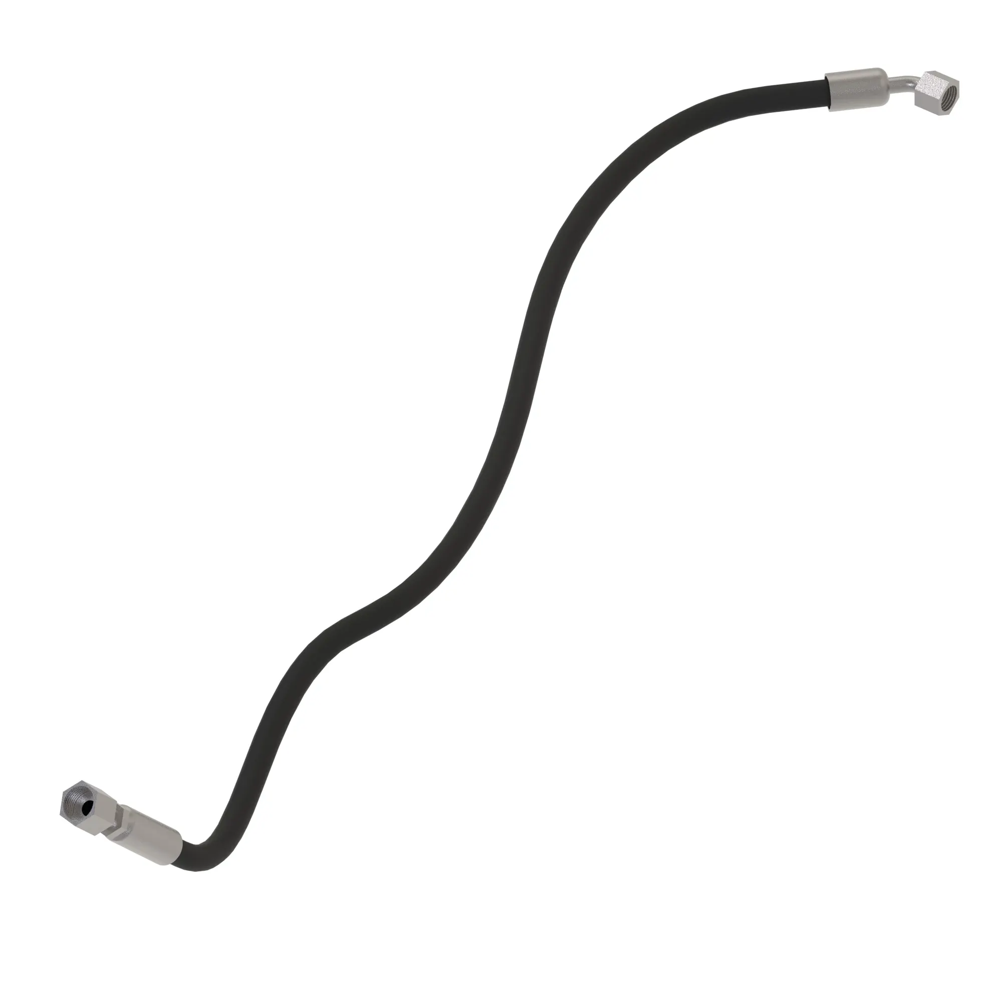 John Deere Feeder House Gearbox Cooler Out Hydraulic Hose - AH157387